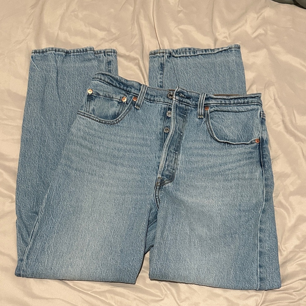 Levi's Light Blue Straight Jeans